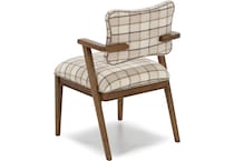 modu brown inch standard height arm chair   