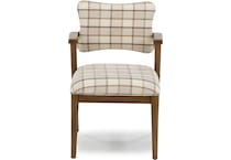 modu brown inch standard height arm chair   