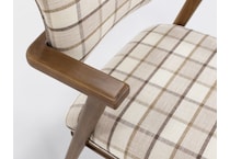 modu brown inch standard height arm chair   