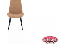 modu brown inch standard seat height side chair  image   