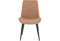 modu brown inch standard seat height side chair   