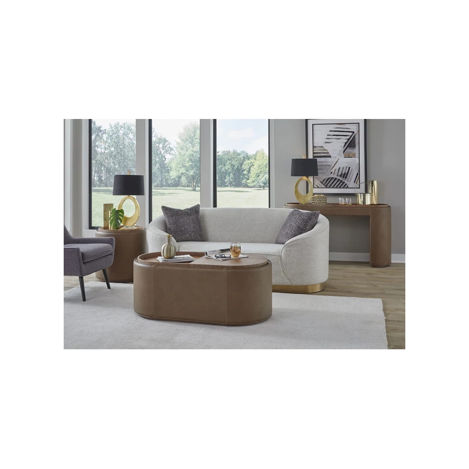 modu brown end table yeal  