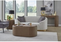 modu brown end table yeal  