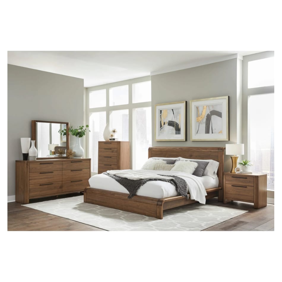 modu brown two drawer   