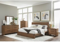 modu brown two drawer   