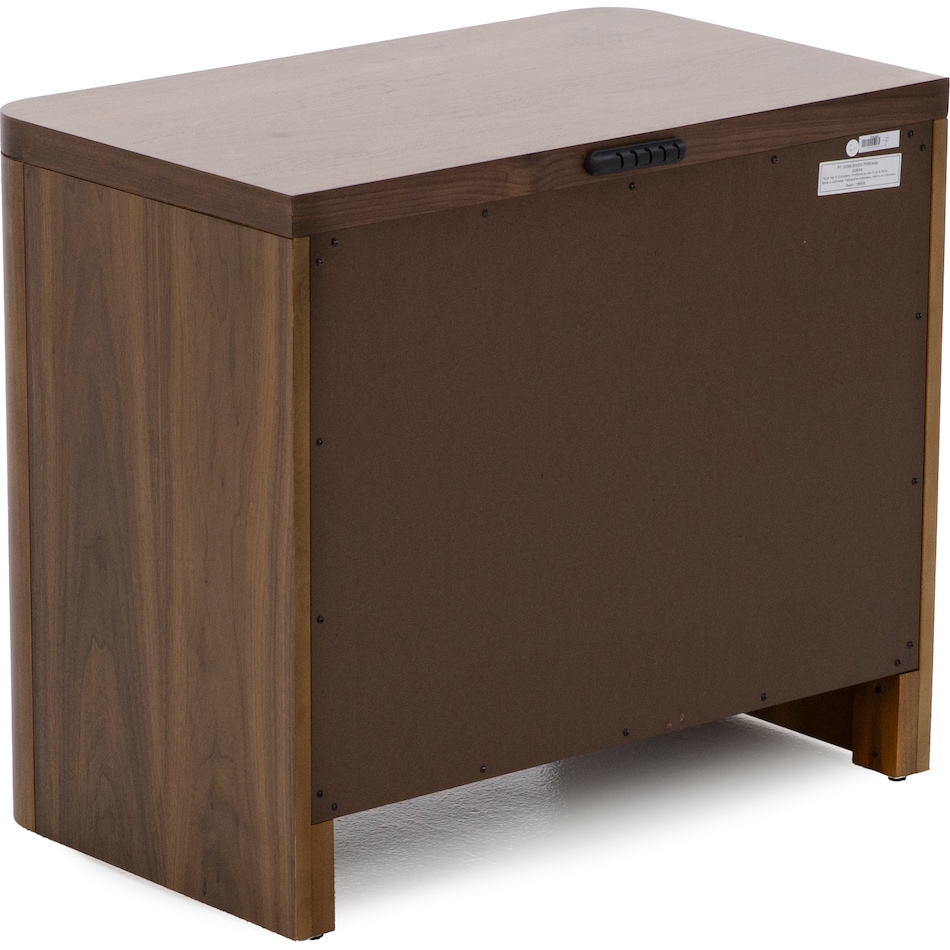 modu brown two drawer   