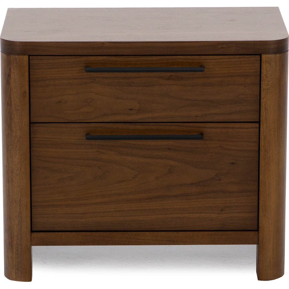 modu brown two drawer   