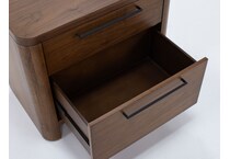 modu brown two drawer   