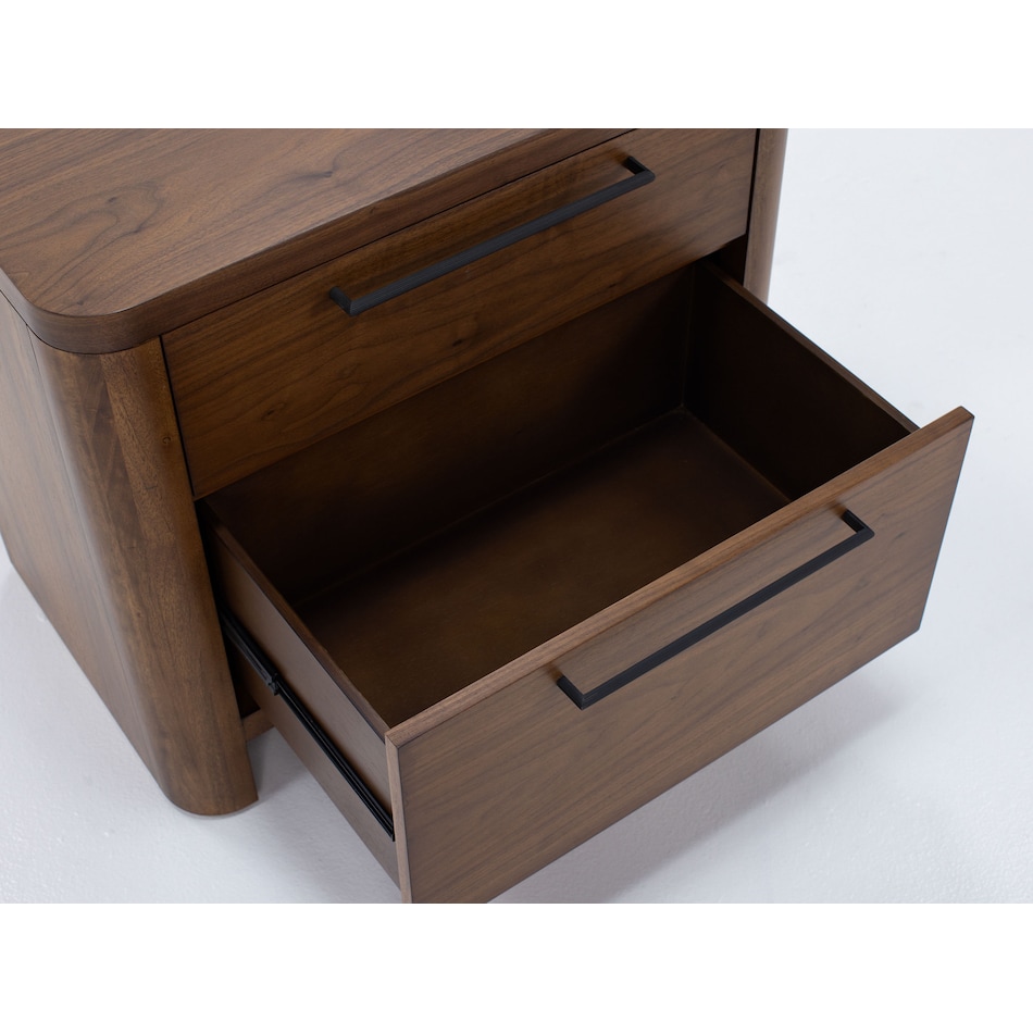 modu brown two drawer   