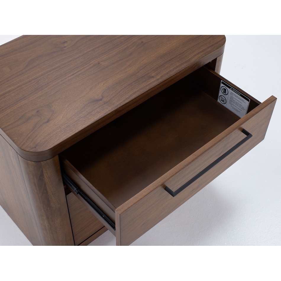 modu brown two drawer   