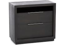 modu brown two drawer   