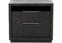 modu brown two drawer   