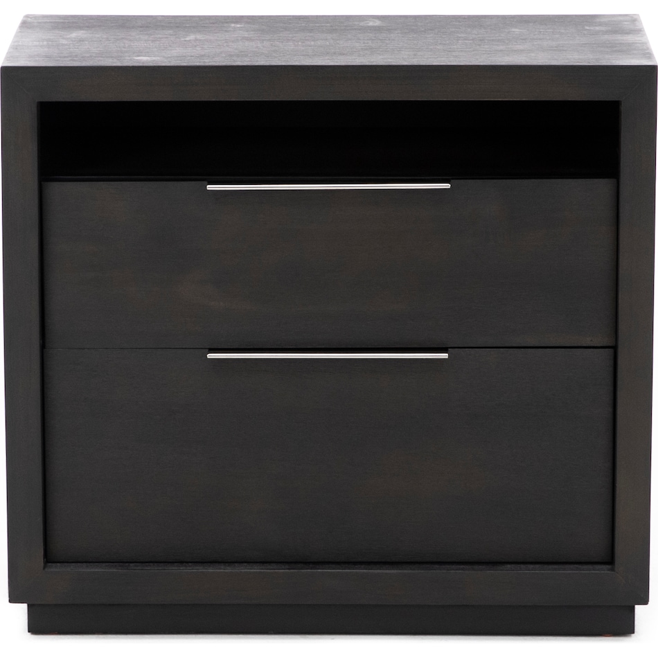 modu brown two drawer   