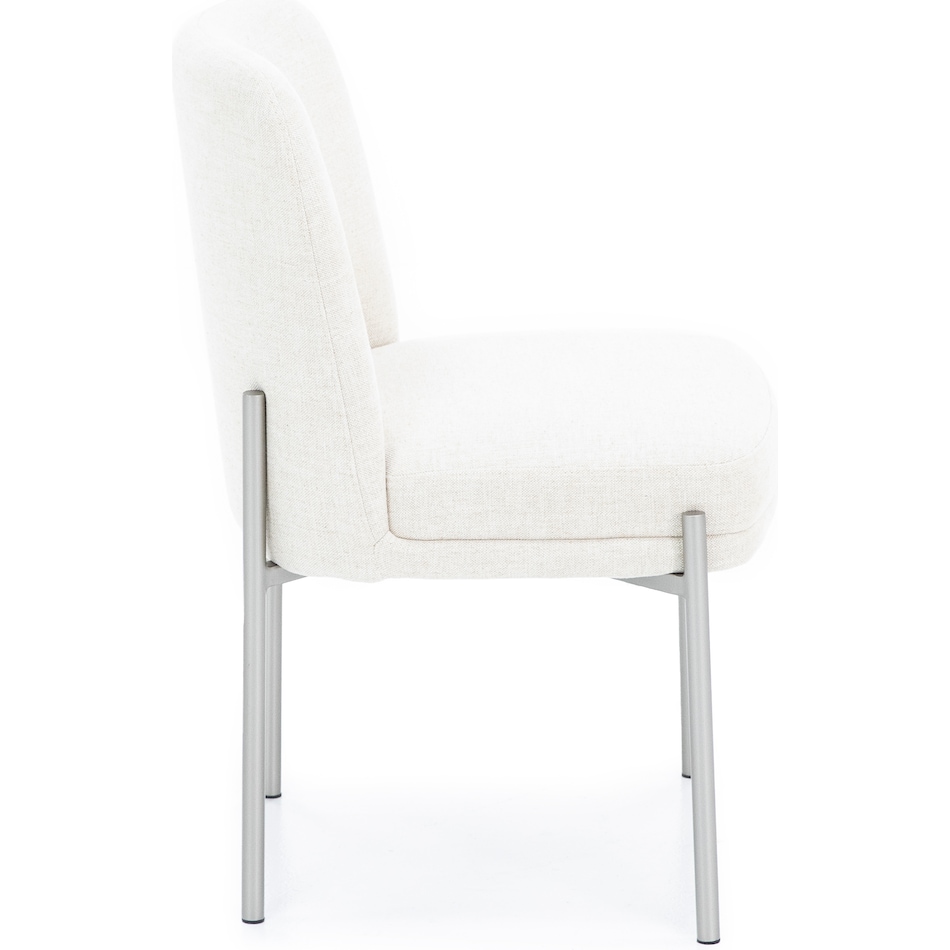 modu cream inch standard seat height side chair   