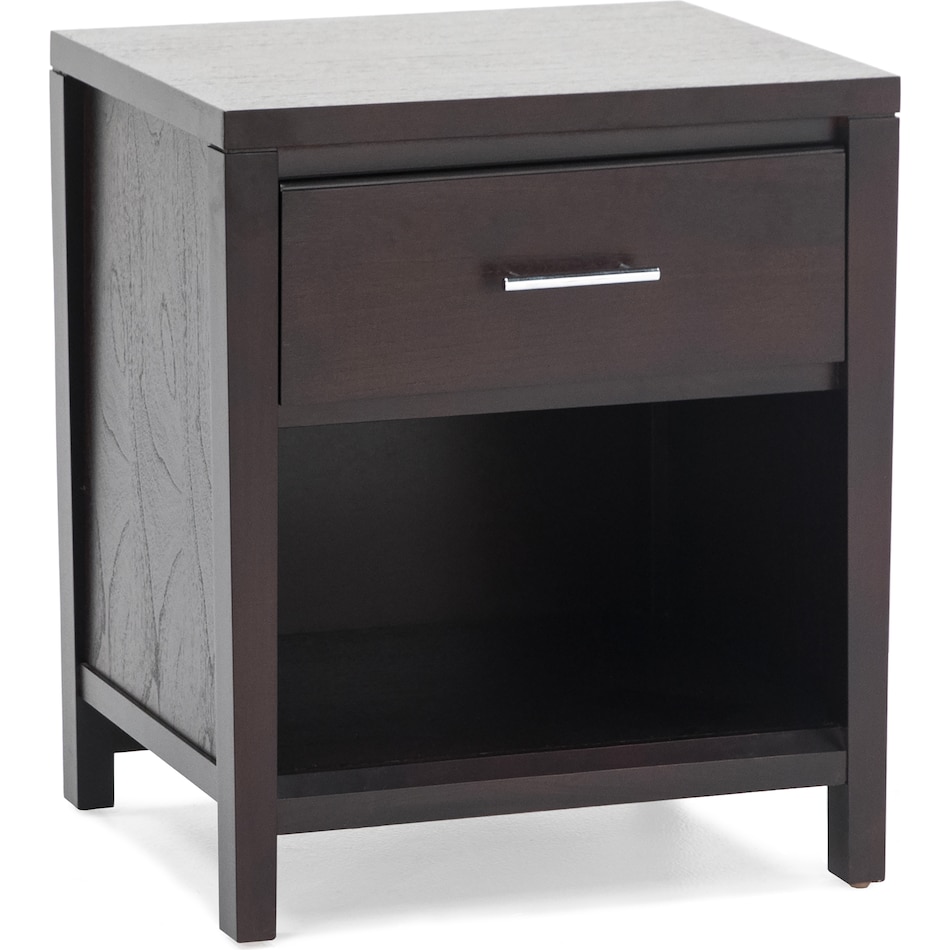 modu dark brown single drawer   