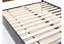 modu dark charcoal   synthetic leather king bed package wkp  