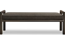 modu dark charcoal bench   