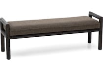 modu dark charcoal bench   