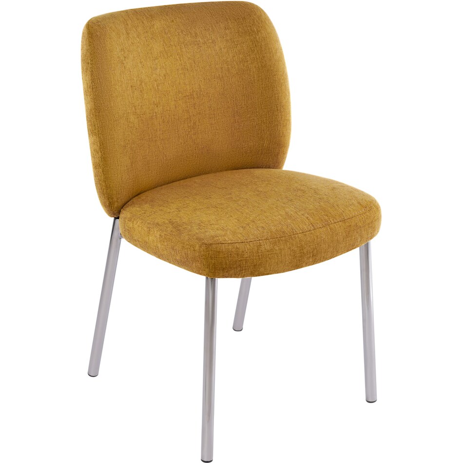 modu gold inch standard seat height side chair   