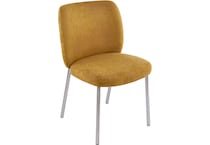 modu gold inch standard seat height side chair   