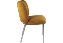 modu gold inch standard seat height side chair   