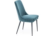 modu smoked green inch standard seat height side chair   