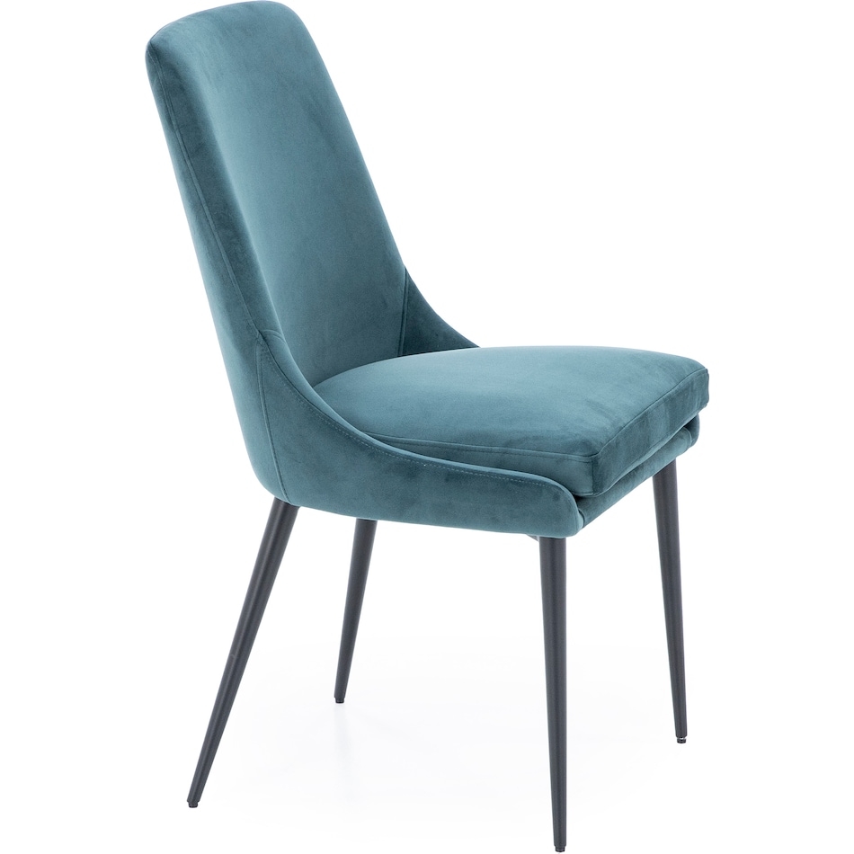 modu smoked green inch standard seat height side chair   