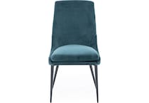 modu smoked green inch standard seat height side chair   