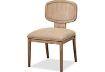 modu toffee crunch   chenille inch standard seat height side chair   