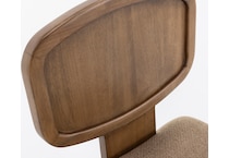 modu toffee crunch   chenille inch standard seat height side chair   