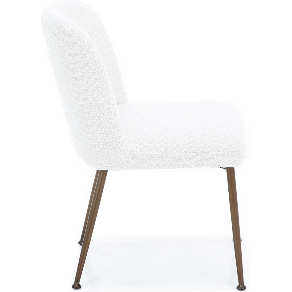 modu white inch standard seat height side chair   