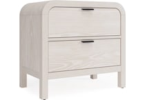 modu white two drawer   