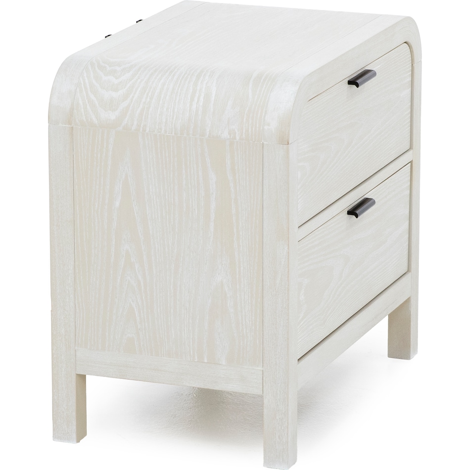 modu white two drawer   