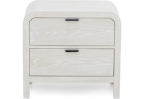 modu white two drawer   