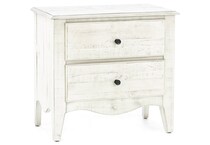 modu white two drawer   