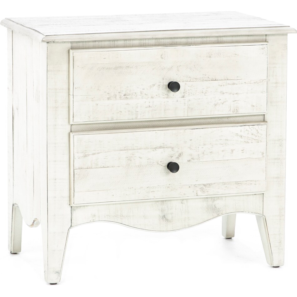 modu white two drawer   