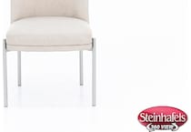 modus furniture international beige inch standard seat height side chair  image   