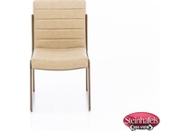 modus furniture international brown inch standard seat height side chair  image   