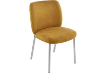 modus furniture international gold inch standard seat height side chair   