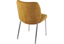 modus furniture international gold inch standard seat height side chair   