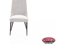modus furniture international grey inch standard seat height side chair  image   