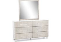 modus furniture international grey mirror   