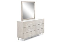 modus furniture international grey mirror   