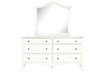 modus furniture international white mirror   