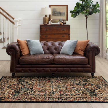 Spice Market Navy Area Rug