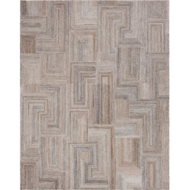 Forsyth Park Beige Steel Cloverdale Area Rug