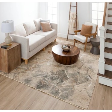 Echo Tesoro Cream Area Rug