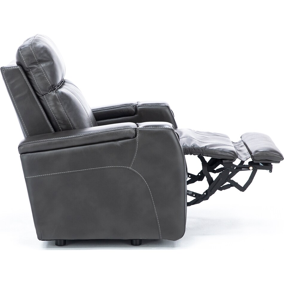 moto hhc grey recliner   