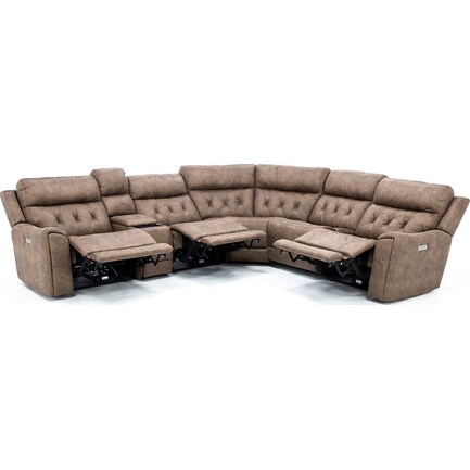 Canyon 6-Pc. Fully Loaded Reclining Sectional