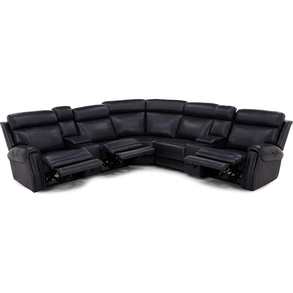 moto blue mtn lth sectional piece pkg  